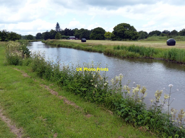 Photo 6"x4" Farmland along the Trent & Mersey Canal Rugeley c2015