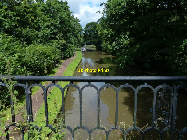 Photo 6"x4" Trent & Mersey Canal viewed from bridge 72A Great Haywood c2015