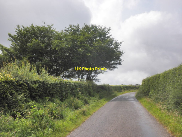 Photo 6"x4" Lane to Blue Gate North Radworthy c2015