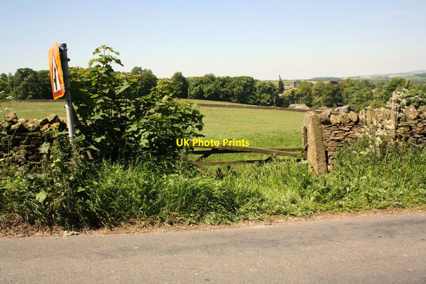 Photo 6"x4" Gateway on west side of road opposite Butler Hill Skipton c2015