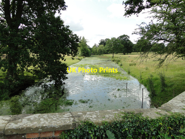 Photo 6"x4" Broad Water, part of the lake at Lexham Hall East Lexham c2015