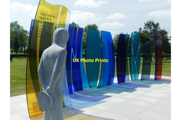 Photo 6"x4" The Naval Service Memorial (2) Croxall c2015