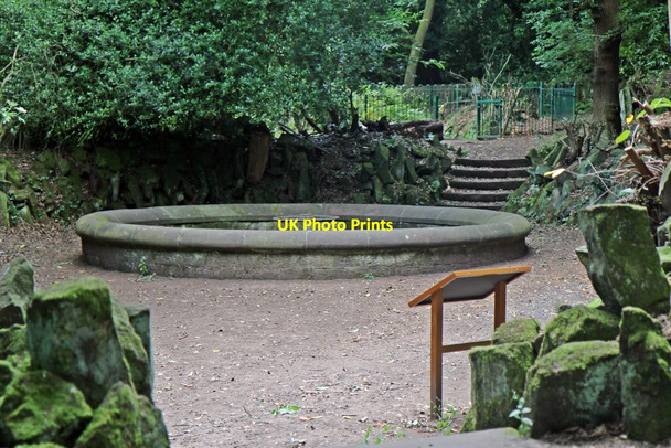 Photo 6"x4" Fountain, Eastham Country Park Eastham Ferry c2015