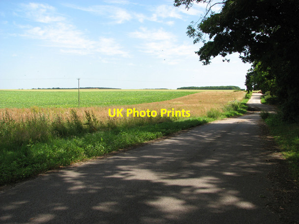 Photo 6"x4" Track skirting Sapiston Covert Coney Weston c2015