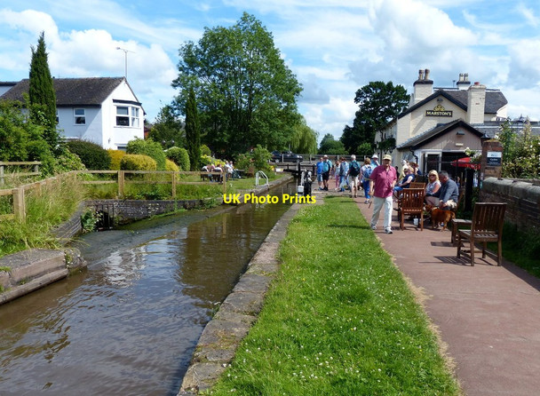 Photo 6"x4" Trent & Mersey Canal in Stone Stone\/SJ9034 c2015