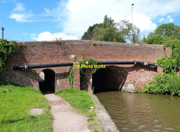 Photo 6"x4" Newcastle Road Bridge No 95 Stone\/SJ9034 c2015