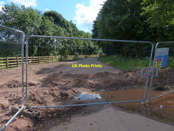 Photo 6"x4" The closure of Meaford Road Stone\/SJ9034 c2015