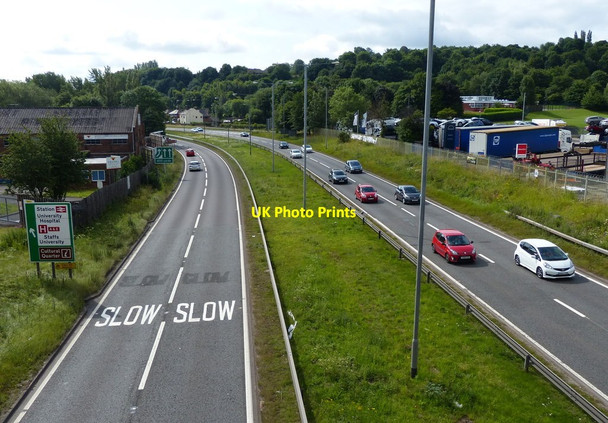Photo 6"x4" A500 Queensway in Stoke-on-Trent Stoke-on-Trent c2015