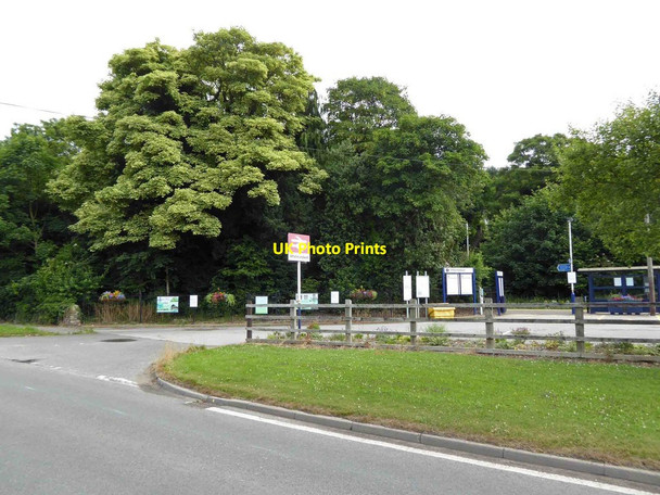 Photo 6"x4" Whatstandwell railway station alongside the A6 Crich Carr c2015