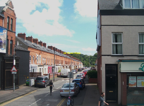 Photo 6"x4" Farnham Street off the Lower Ormeau Road Belfast c2015