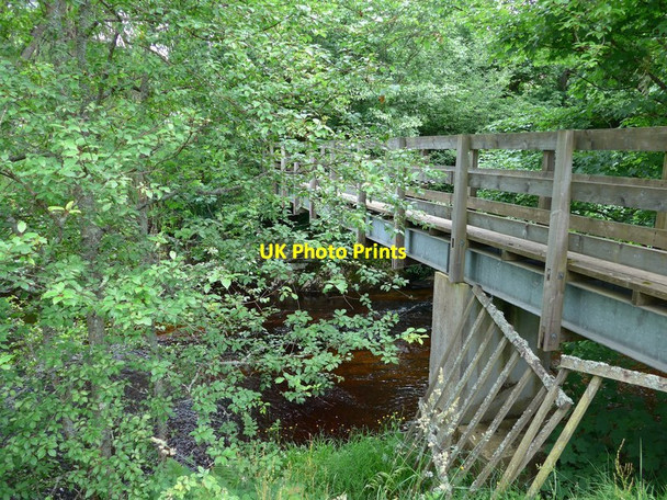 Photo 6"x4" Footbridge over the Clunie Water in Braemar Castleton\/NO1591 c2015