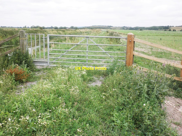 Photo 6"x4" Riverbank path Lyng\/ST3228 c2015