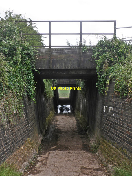 Photo 6"x4" Railway underpass, Cogload Farm Outwood\/ST3028 c2015