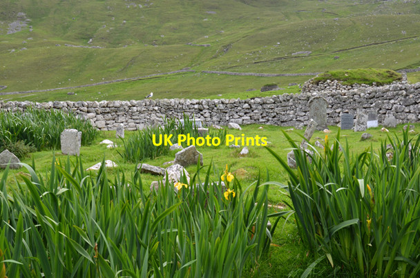Photo 6"x4" The burial ground on Hirta Oisebhal c2015