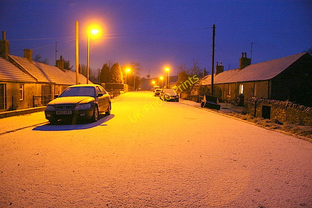 Photo 6"x4" Snowy dawn, Douglastown Douglastown c2009
