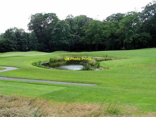 Photo 6"x4" New pond on Close House Golf Course Ryton\/NZ1564 c2015