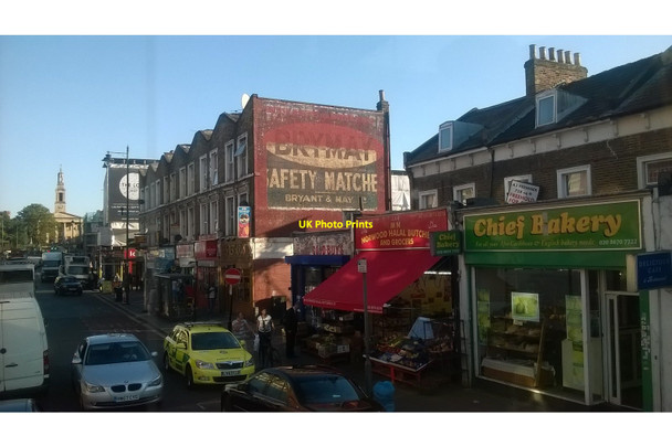 Photo 6"x4" Ghost-sign, Norwood Road SE27, West Norwood Streatham c2015