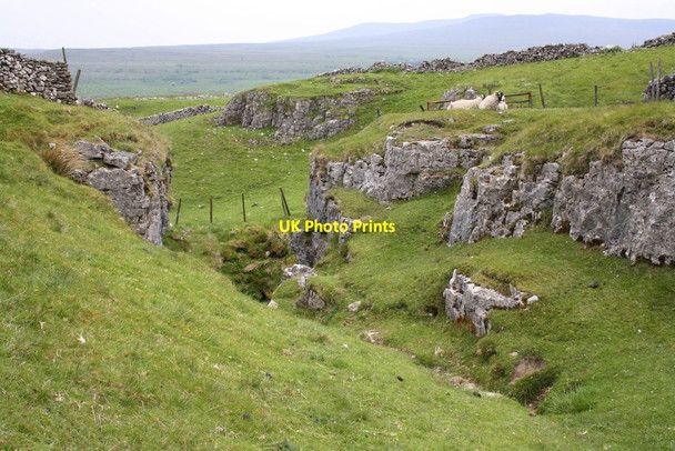 Photo 6"x4" Sell Gill Beck channel at Sell Gill Holes New Houses\/SD8073 c2015
