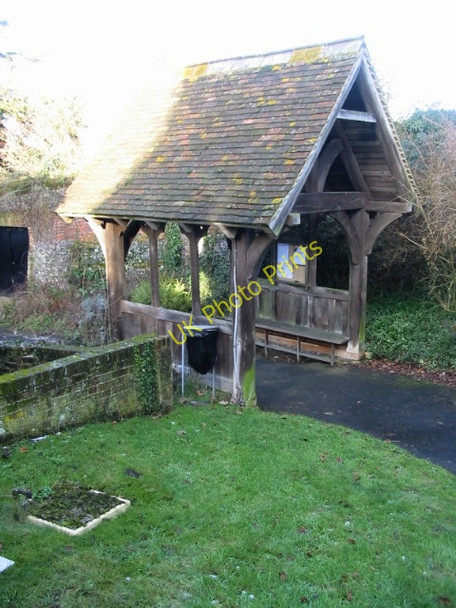 Photo 6"x4" Lych gate for the church of St John the Baptist, Barham Barham\/TR2050 c2009
