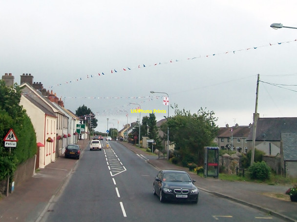 Photo 6"x4" View south along Main Street, Clough Clough\/J4040 c2015
