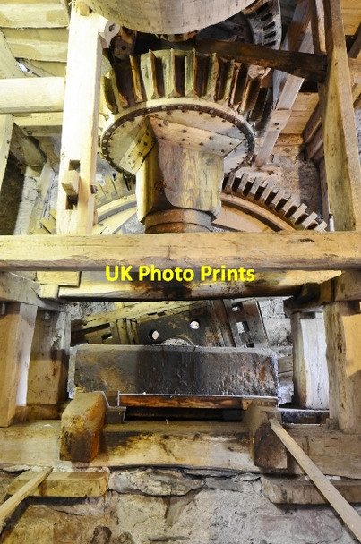 Photo 6"x4" The Village Watermill - Pit Gearing Colt Park\/SD2770 c2015