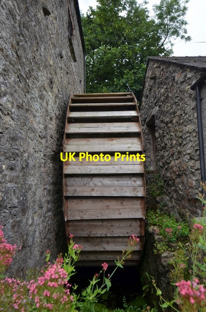 Photo 6"x4" The Village Watermill - Breastshot Wheel Colt Park\/SD2770 c2015