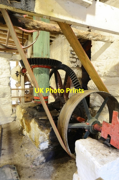Photo 6"x4" Heron Mill - pit gearing Beetham\/SD4979 c2015 P1