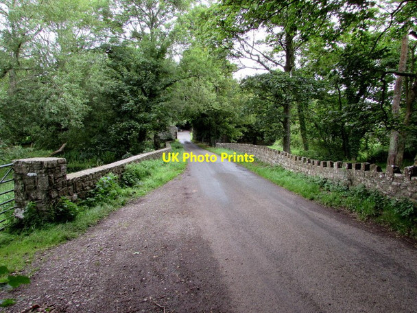 Photo 6"x4" Bridge over a drainage channel near the Bishop's Palace, Lamphey Lamphey c2015