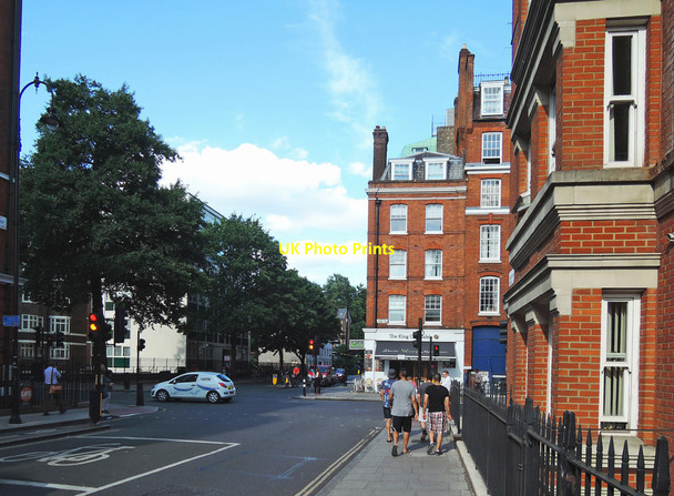 Photo 6"x4" Tavistock Place - Hunter Street junction London c2015