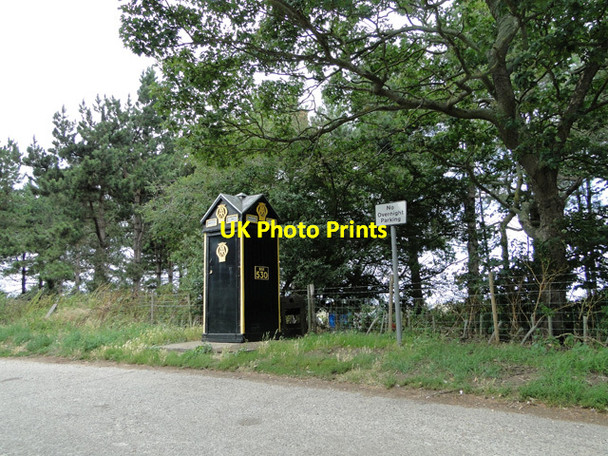 Photo 6"x4" AA box on the A149 at Brancaster Staithe Brancaster Staithe c2015