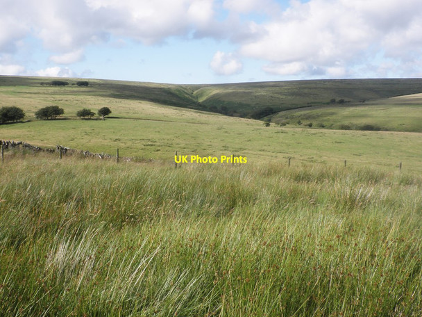Photo 6"x4" View towards Exe Head Simonsbath c2015
