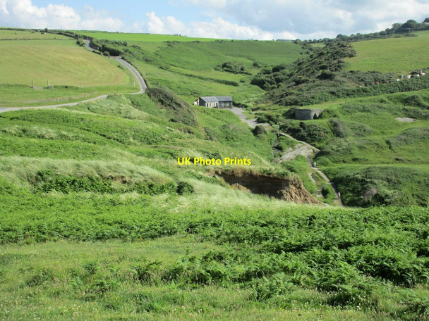 Photo 6"x4" Above the cliffs at Mwnt Y Ferwig c2015