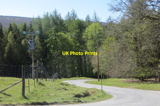 Photo 6"x4" Military road, Trinafour Trinafour c2015