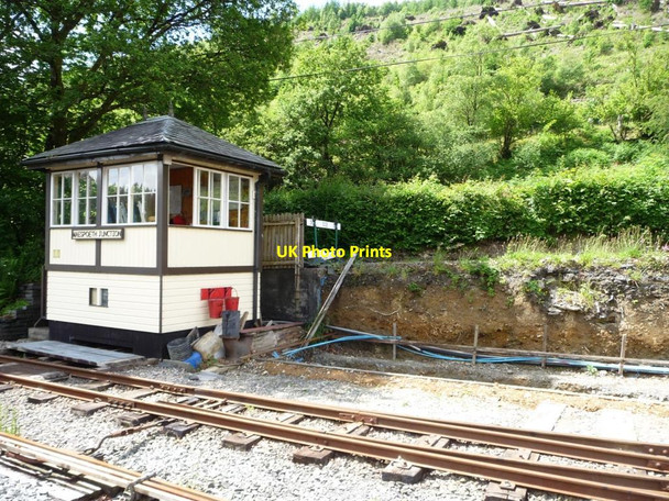Photo 6"x4" Signal box, Maespoeth Junction, Corris Railway Esgairgeiliog c2015