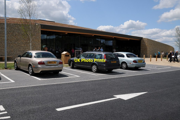 Photo 6"x4" Entrance to Gloucester Services Whaddon\/SO8313 c2015