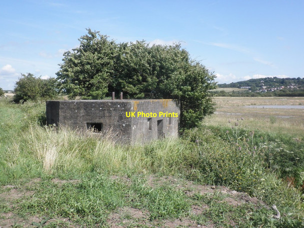 Photo 6"x4" Pillbox at the edge of the former Weston Airfield Weston-super-Mare c2015