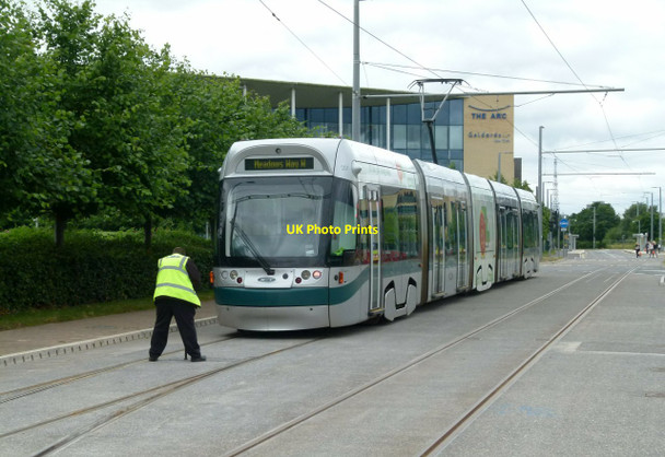 Photo 6"x4" Tram at Enterprise Way West Bridgford c2015