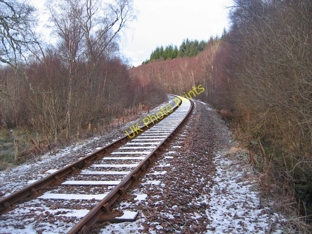 Photo 6"x4" The Kyle line at Lochluichart Lochluichart c2009