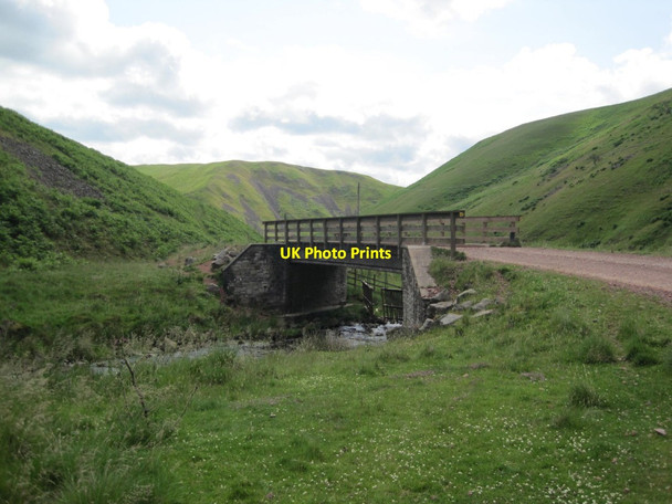 Photo 6"x4" Road Bridge over the River Alwin Clennell c2015