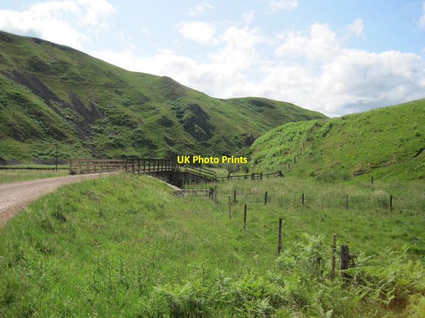Photo 6"x4" Road bridge over the River Alwin Clennell c2015