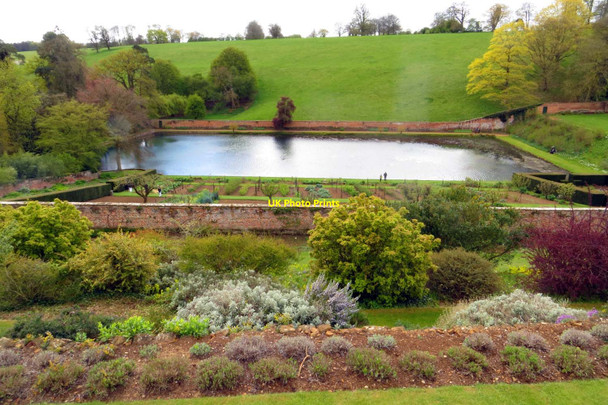 Photo 6"x4" The Mirror Pool at Upton House Lower Tysoe c2015