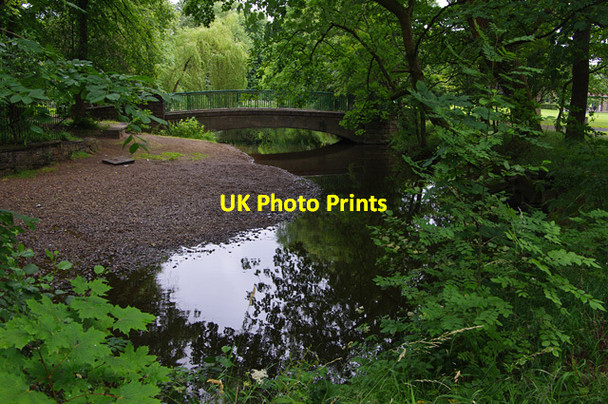 Photo 6"x4" River Brun, Thompson Park Burnley c2015
