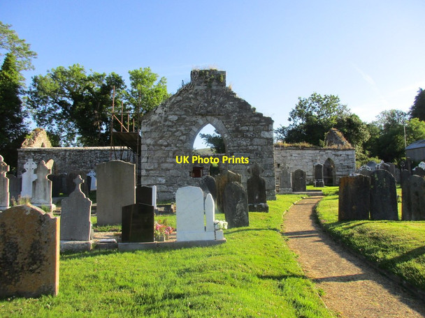 Photo 6"x4" The remains of St. Bridget's church Aughrim c2015