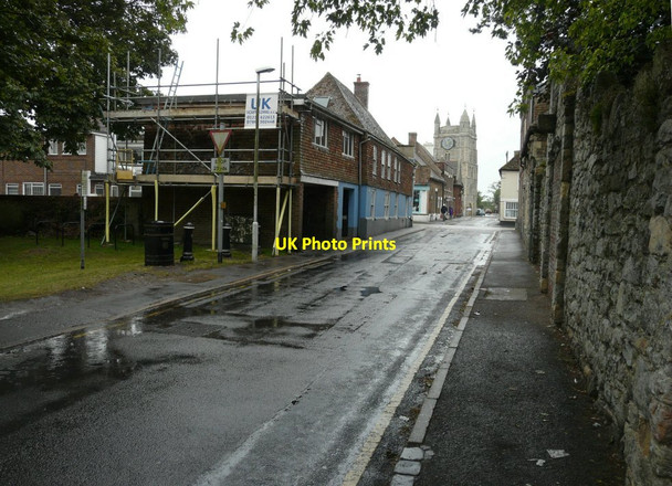 Photo 6"x4" Looking east-southeast along Ashford Road New Romney c2015