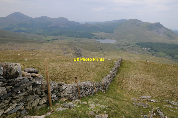 Photo 6"x4" Drystone wall on Snowdon Rhyd-Ddu\/SH5652 c2015