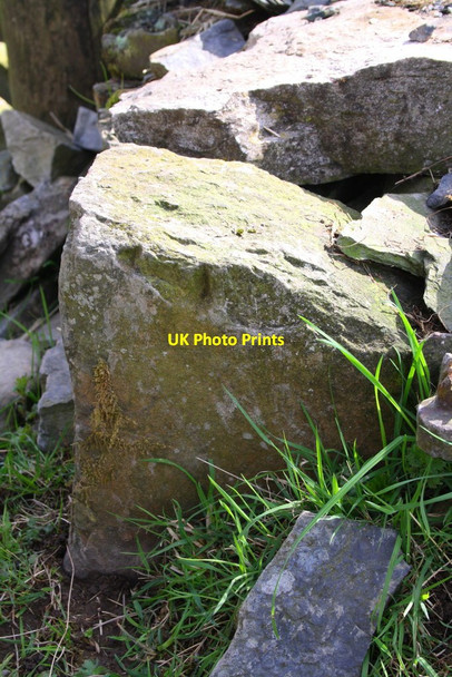 Photo 6"x4" Broken gatepost beside track at Cowperthwaite Farm Beck Foot\/SD6196 c2015
