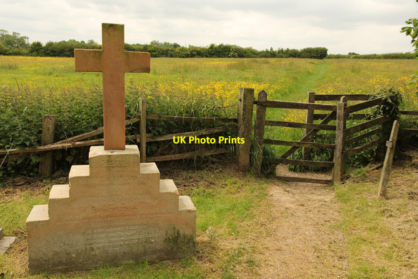 Photo 6"x4" Andreas Kalvos memorial Louth\/TF3387 c2015