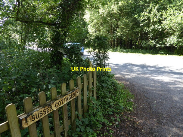 Photo 6"x4" Emsworth Common Road at junction with access drive Emsworth c2015