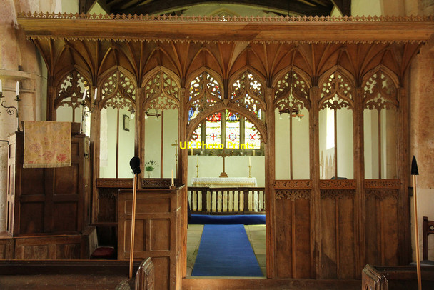 Photo 6"x4" Rood Screen Pickworth\/TF0433 c2015