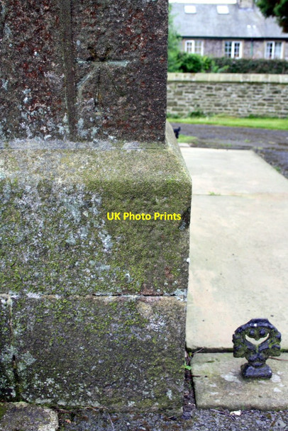 Photo 6"x4" Cancelled benchmark on St Peter's Church tower Stainforth\/SD8267 c2015